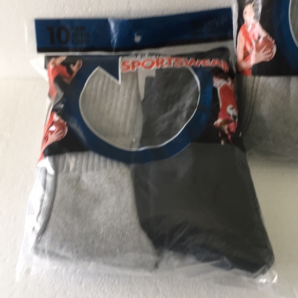 24/7 Sportswear 2x10 Pairs Men’s Crew Sock - Picture 2 of 8